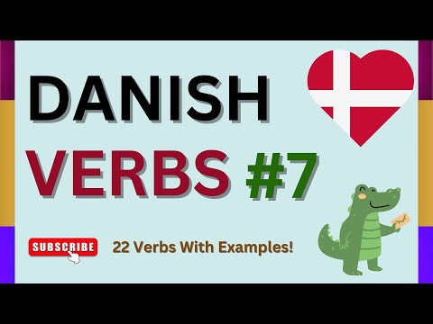 Learn Danish verbs #7 (Short Version)