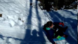 Diego en la nieve
