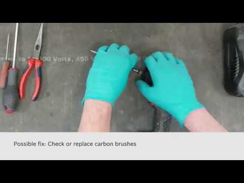 Bosch Professional Self-Service - How to Change Carbon Brushes