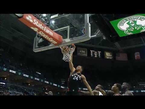 Raptors Highlights: Powell Throws it Down - April 27, 2017