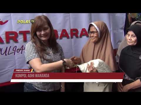 POLRES METRO JAKARTA BARAT SALURKAN BANTUAN SOSIAL DI TAMANSARI