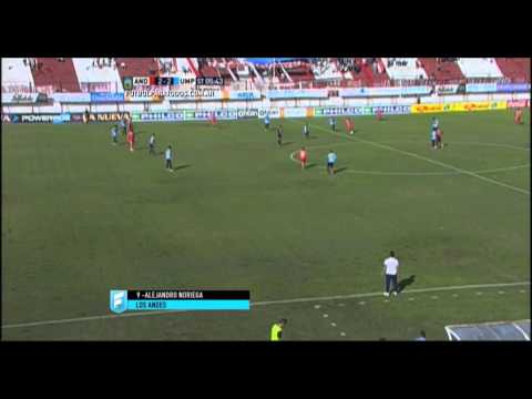 Gol de Noriega. Los Andes 2 - Unión 2. Fecha 13. Primera B Nacional 2015. FPT.