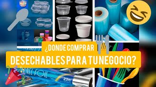 🥤 🥤 ¿Donde comprar DESECHABLE PARA NEGOCIO 🥡