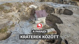 Bűz, lángra lobbanó gáz, bizonytalan jövő a több helyen beszakadt parajdi bányafödémnél