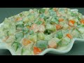 CREAMY CUCUMBER AND CARROT SALAD