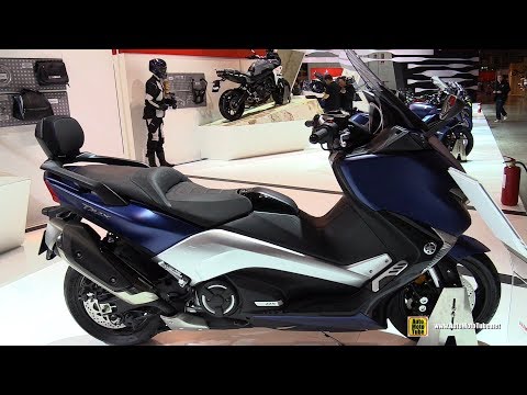 2018 Yamaha TMAX 530 DX Scooter - Walkaround - 2017 EICMA Motorcycle Exhibition