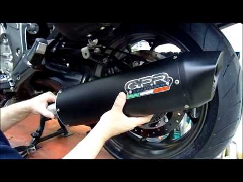 BMW K 1600 GT GTL ISTRUZIONI SCARICO GPR EXHAUST SYSTEM FITTING INSTRUCTIONS