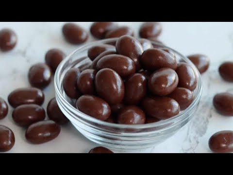Homemade Cadbury Nutty Chocolate Recipe।How to make Chocolate Coated Almonds|Almond Chocolate Recipe