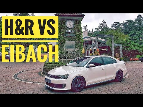H&R vs Eibach on VW Jetta 1.4tsi (Malaysia)