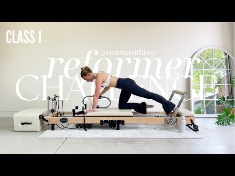 4-Week Reformer Pilates Challenge - Class 1 (Week 1), 40min Full Body at-home reformer reset