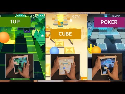 Rolling Sky Challenge - Poker,Cube,1UP WITHOUT LOSING Perfectly Clear All Gems,Crowns,Mystery Boxes