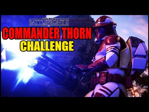 The Commander Thorn Challenge! - Star Wars: Battlefront II (Funny Moments)