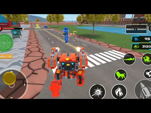 Dragon Robot Car Game – Robot transforming games - Android Best Robot Gameplay