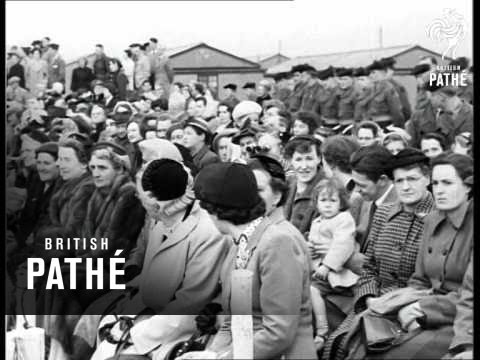 Queen Mother Reviews Black Watch (1954)