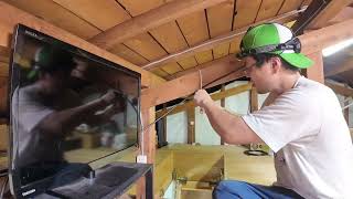 屋根裏にひろ子の部屋を作る