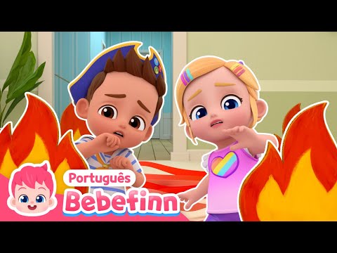 O Chão É Lava!🌋 | Hora de Brincar 2 | Desenho Infantil | Bebefinn em Português - Canções Infantis