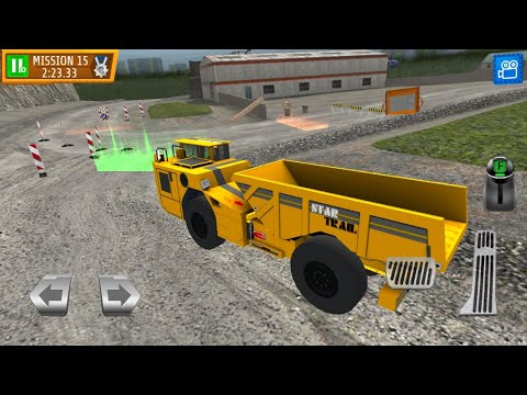 Quarry Driver 3 Giant Trucks mission 13-15 | David Gaming