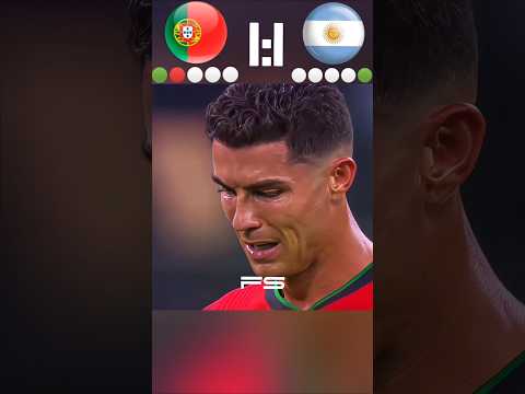 The Day Ronaldo Showed Messi & Argentina | Portugal vs Argentina Penalty shootout🤯🥶 |#football #cr7