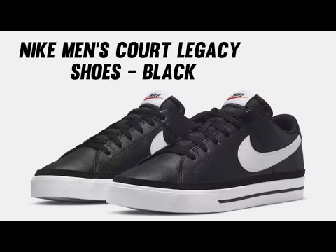 Nike Men's Court Legacy Shoes - Black (UNBOXING)