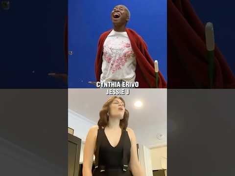 Jessie J VS Cynthia Erivo Elphaba Audition for WICKED movie #shorts #wicked #cynthiaerivo #jessiej