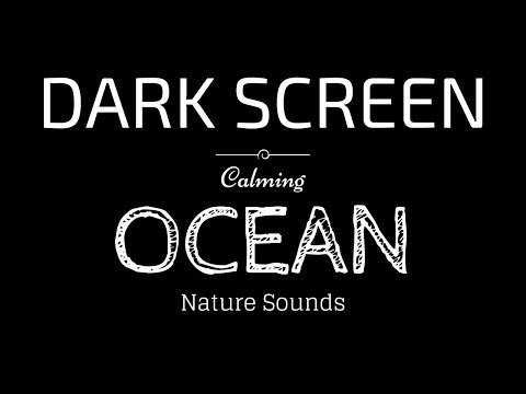OCEAN WAVES Sounds for Sleeping Dark Screen | Sleep and Relaxation | Black Screen