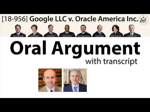Oral Argument: Google LLC v. Oracle America Inc.