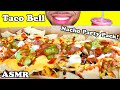 ASMR TACO BELL NACHO PARTY PACK MUKBANG STRAWBERRY FREEZE DRINK JERRY