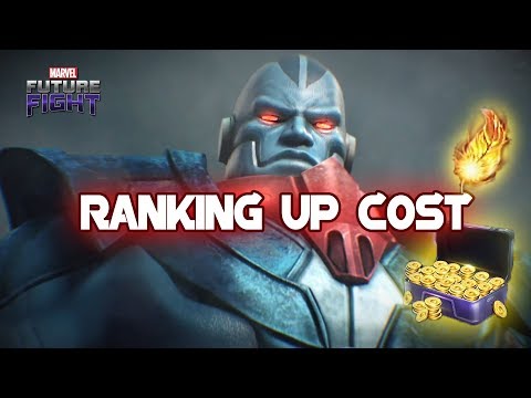 Apocalypse Ranking Up Gold and Material Cost - MARVEL Future Fight