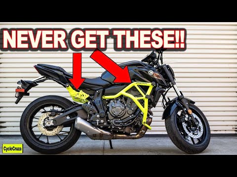 Why You Should NEVER Put CRASH BARS & Frame Sliders On a Motorcycle.