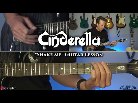 Cinderella - Shake Me Guitar Lesson