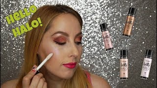 Wet n Wild 'Hello Halo' Liquid Highlighter - Try On/First Impressions + Review | Spill the Beauty