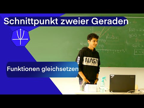 Schnittpunkt von Geraden berechnen| Lineare Funktionen| Einfach erklärt