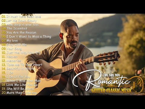 Top 50 Beautiful Guitar Love Songs Instrumental - Happy Instrumental Music For Work And Productivity