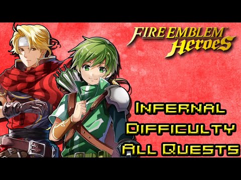 Fire Emblem Heroes (Bound Hero Battle | Jeorge & Gordin | Infernal Difficulty All Quests)
