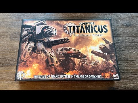 Adeptus Titanicus The Horus Heresy Core Starter Set Unboxing