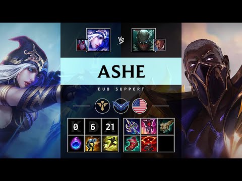 Ashe Support vs Pyke - NA Diamond Patch 25.19