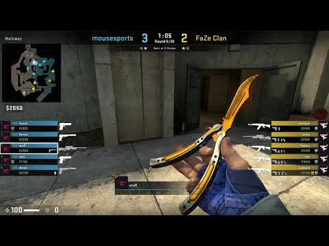 CS:GO POV Demo acoR (34-17) mousesports vs FaZe (Overpass)