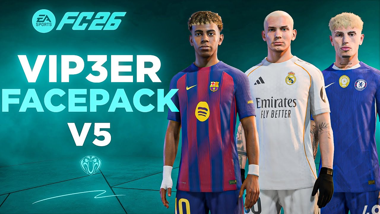 FacePack V5 (AIO) By ViP3eR For FC 26 + Tutorial | v1.5.0