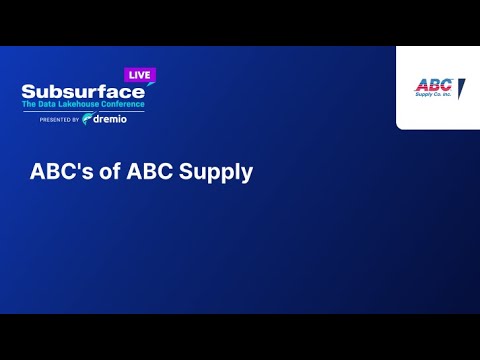 ABC Supply Co., Inc. - Customer Success Story (Stephen Brehm - ABC Supply Co., Inc.)