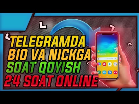 TELEGRAM PROFIL BIO VA NICKGA 24 SOAT ONLINE VA SOAT QOYISH