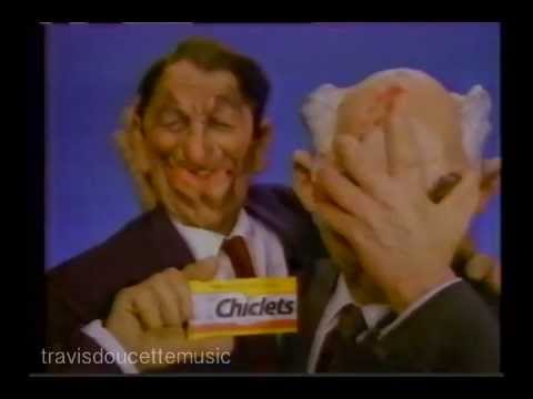 Chiclets Ronald Reagan Puppet Commercial (1985)