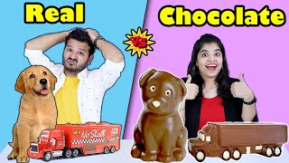 CHOCALATE VS REAL FOOD CHALLENGE | HUNGRY BIRDS
