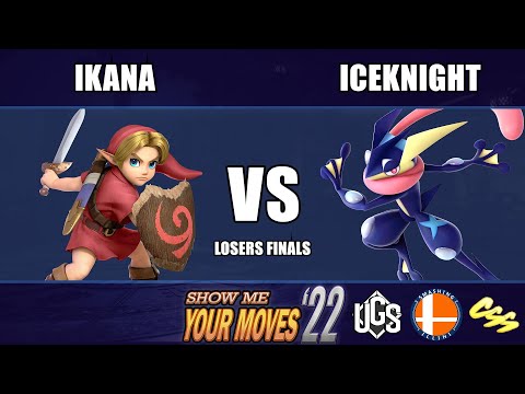 Show Me Your Moves 22  -  Losers Finals  -  Ikana(Young Link) Vs. IceKnight(Greninja)
