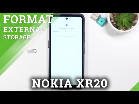 How to Format SD Card in NOKIA XR20 - Reset SD Card