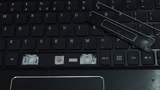 How To Remove and Replace/Repair Spacebar key on Acer laptop