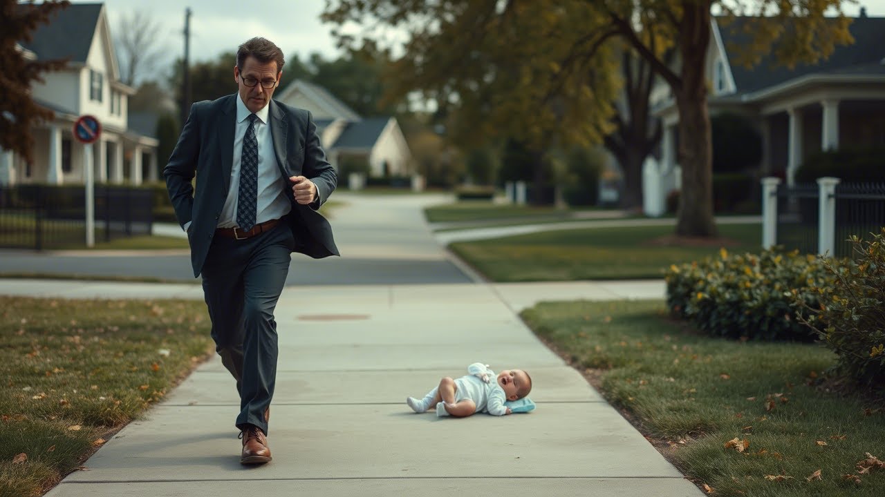 MILIONÁRIO ATRASADO PARA A AUDIÊNCIA DE DIVÓRCIO ENCONTRA UM BEBÊ NO MEIO DE CALÇADA...