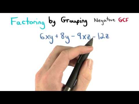 Negative GCF - Visualizing Algebra