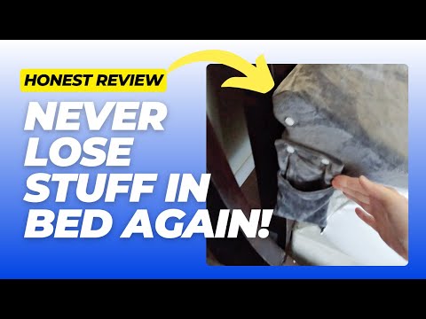 Heart-Shaped Bed Wedge Pillow for Headboard Gap with Adjustable Pocket