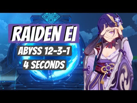 Raiden Ei - 4 Seconds 12-3-1 (2.1 Spiral Abyss)