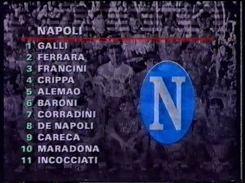 1990/91 - Napoli v Sampdoria (Italian Serie A - 18.11.90)